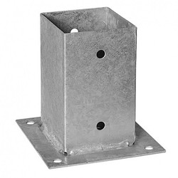 Soporte pletina para poste de 70 x 70 mm