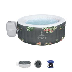 Round inflatable spa for 3 people Bestway Lay-Z-SPA Aruba 110 Airjet Bubbles (170x66cm)