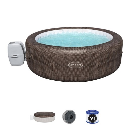 Lay-Z-Spa Spa inflável St.Moritz para 5-7 pessoas redondo 216x71 cm