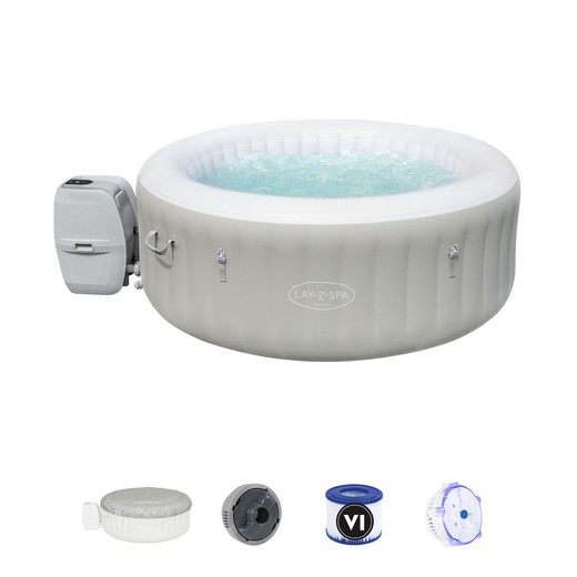 Bestway Lay-Z-Spa Tahiti Inflatable Spa For 2-4 people Round 180x66 cm with LED Lights