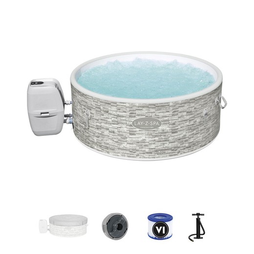 Bestway Lay-Z-Spa Oppustelig Spa Vancouver For 3-5 personer Rundt 155x60 cm
