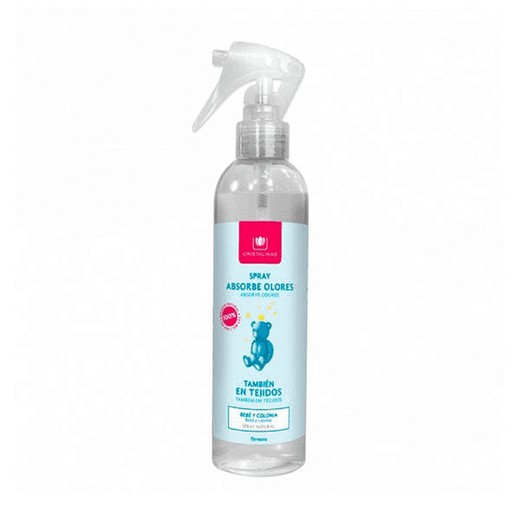 Abs. Spray babygeuren en kristallijne eau de cologne 250ml.
