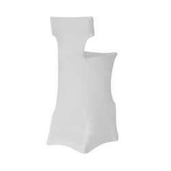 Funda elástica para silla plegable Zown Alvarstool blanca  51,8 x 56,6 x 104,6 cm