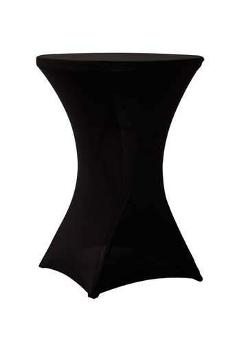 Elastiskt lock för cocktailbord Zown svart 30 x 110,8 cm