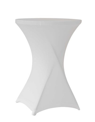 Copertura elastica per tavolo da cocktail Zown bianco 30 x 110,8 cm