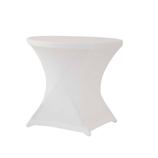 Capa para mesa de cocktail Zown white 81.3 x 74.3 cm