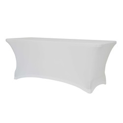 Elastic table cover XL6 Zown white 182,8x762x76,2cm