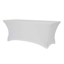 Elastic table cover Zown XL8 white 243,8x762x76,2cm
