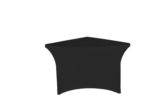 Elastischer Bezug für Ecktisch Zown schwarz 762x762x76,2cm
