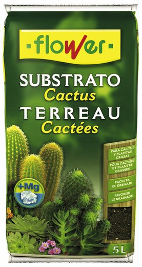 Substraat cactus 5l bloem