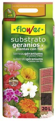 Substrat Géraniums et plantes à fleurs 20l Flower