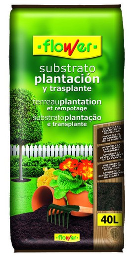 Plantera och transplantera substrat Blomma 40 l