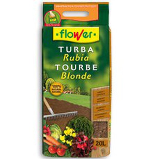 Substrato de turfa loira Flor 20 l