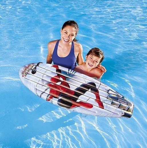 Spiderman inflatable surfboard