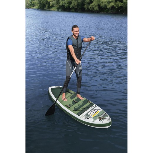 Aufblasbares Paddel-Surfbrett Bestway Hydro-Force Kahawai 310x86x15 cm mit Paddel, Pumpe und Tasche