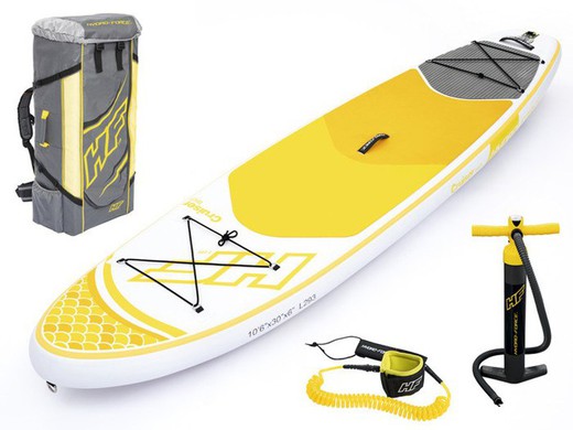 Planche de Surf Paddle Gonflable Bestway Hydro-Force Cruiser Tech 305x84x12 cm avec Gonfleur Manuel