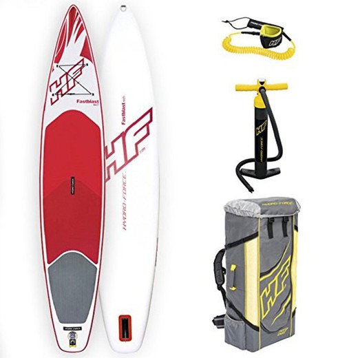 Tavola Paddle Surf Gonfiabile Bestway Hydro-Force Fast Blast Tech 318x76x15 cm con Pompa, Borsa