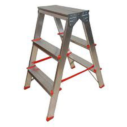 210 double-step aluminum stool