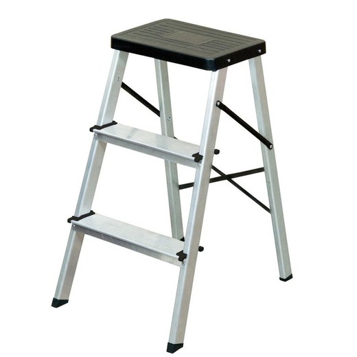 Aluminum step stool 3 steps Habitex