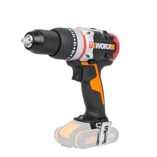 Taladro percutor Brushless Slammer Drill 20V (S/bat)  Worx WX354.9