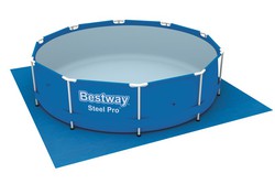 335X335 Gulvtæppe til puljer op til 305 cm i Bestway Diameter