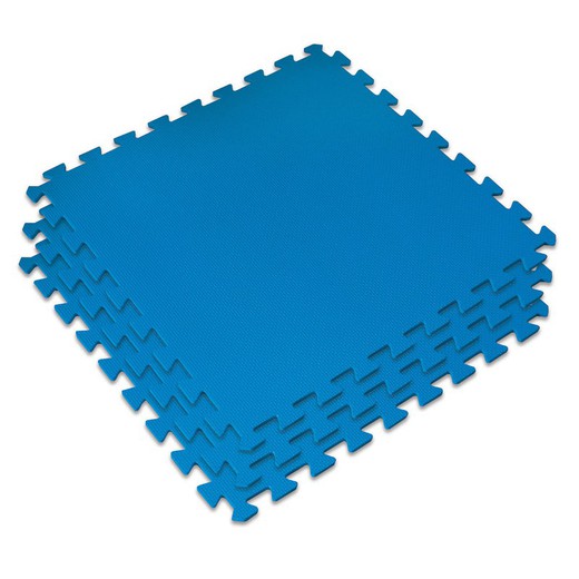 Tapeçaria de borracha Kokido para piso 60x60 cm azul