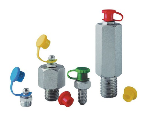 Plastic caps with clamp (box of 100 units / color)