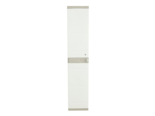 Plastiken Titanium resin locker in beige color (176x44x35 cm)