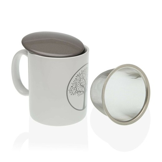 Mug à infusion Lively en grès (8,2 x 8 x 9,5 cm) — BRYCUS