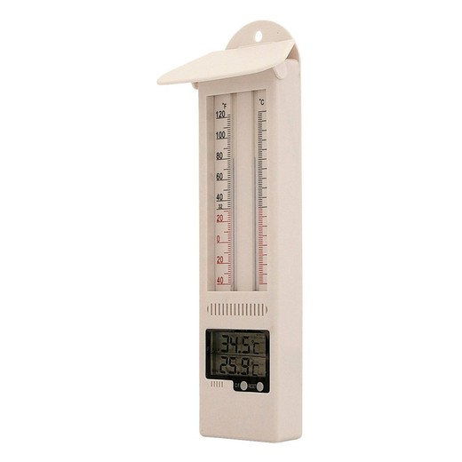 Thermomètre double spéciale avec LDC reg. entraînement max-min