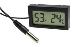 Termometer / hygrometer, -50ºC + 70ºC.