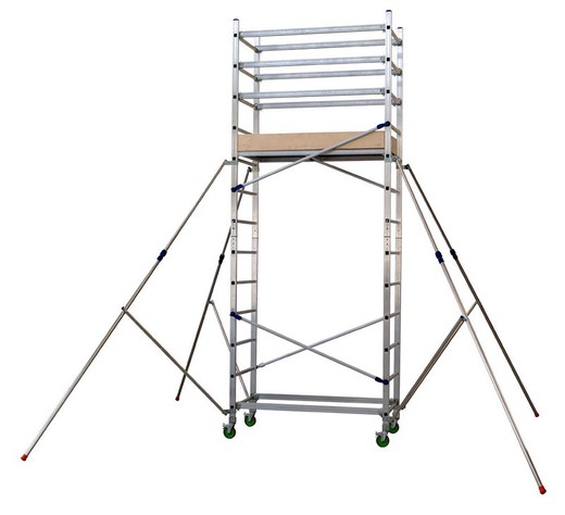 High modulus fast aluminum mobile tower A+B