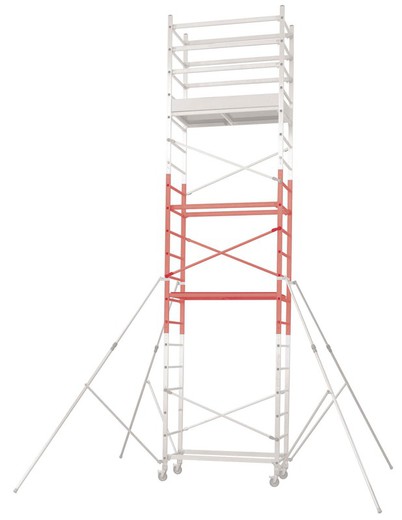 Szybka aluminiowa wieża mobilna o wysokim module sprężystości B