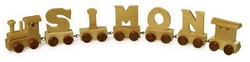 Small Foot Letter Train wooden letters, locomotive and letters