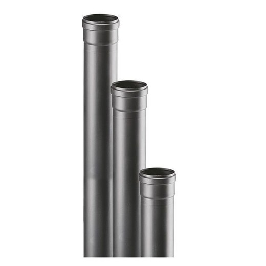 Black flue pipe diameter 10 x 50 cm.