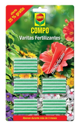 Fertilizantes 24uds Wand + 6 Compo livre