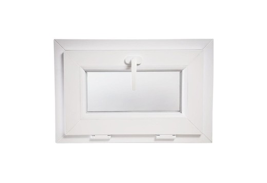 PVC-Fenster mit Doppelglas 40x60, kippbar, Serie Cando 7006.