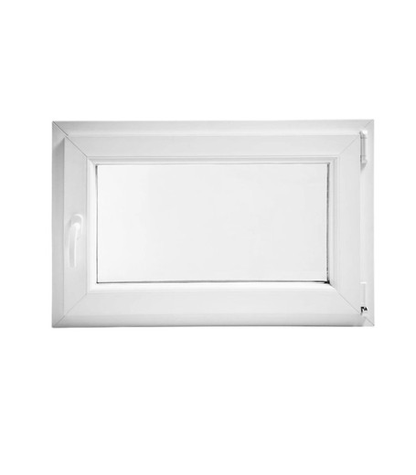 Fenêtre PVC avec double vitrage 58x88 oscillo-battante à droite. Série Cando 7006.