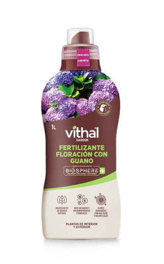 Concime fiorito Vithal con Biosfera di Guano Vithal-Garden