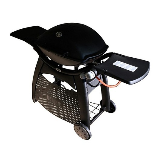 Volwassen Ga terug Uitgaan Weber gas barbecue Model: Weber Q3000 black with deluxe table — Brycus