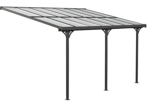 Westmann Aluminum Terrace Roof black 300x435cm