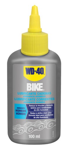 Lubricante Cadenas Ambiente Húmedo Bike 100 ml.
