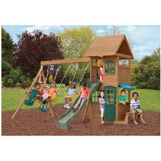 windale wooden outdoor play set