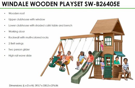 windale wooden playset