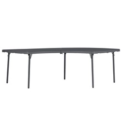 Mesa plegable angular new classic 253,36x116,2x74,3cm