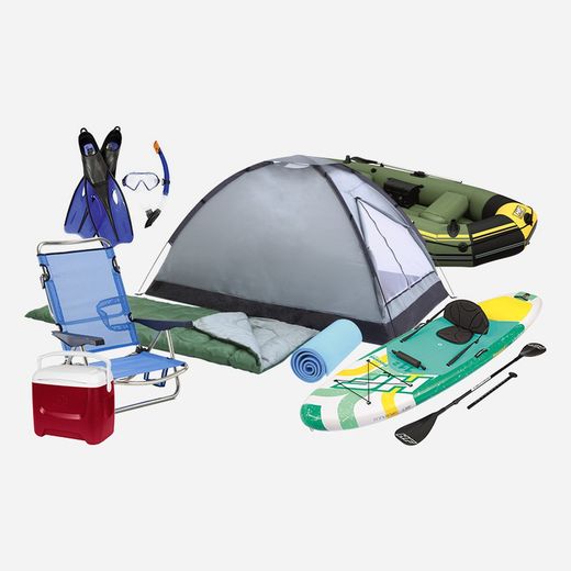 Camping und Strand