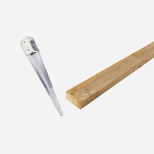 Sticks, Pfählen und Holzlatten