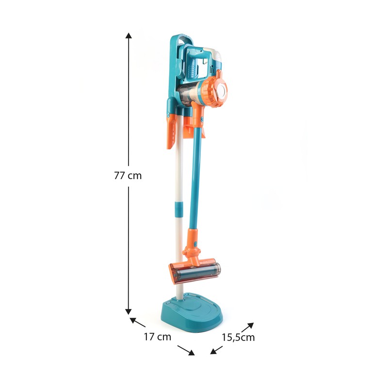 Aspirapolvere Giocattolo 3 in 1 Robincool Vacuum Cleaner Set 17x15,5x77 cm  con Funzione Reale di Aspirazione