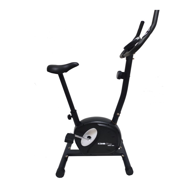 Keboo 500-serie hometrainer hartslagmeter op het stuur, 8 niveaus, verstelbare stoel lcd-scherm —