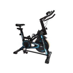 Keboo 500 -serien stationær spinningcykel med 13 kg svinghjul justerbart sæde og håndtag og LCD -display